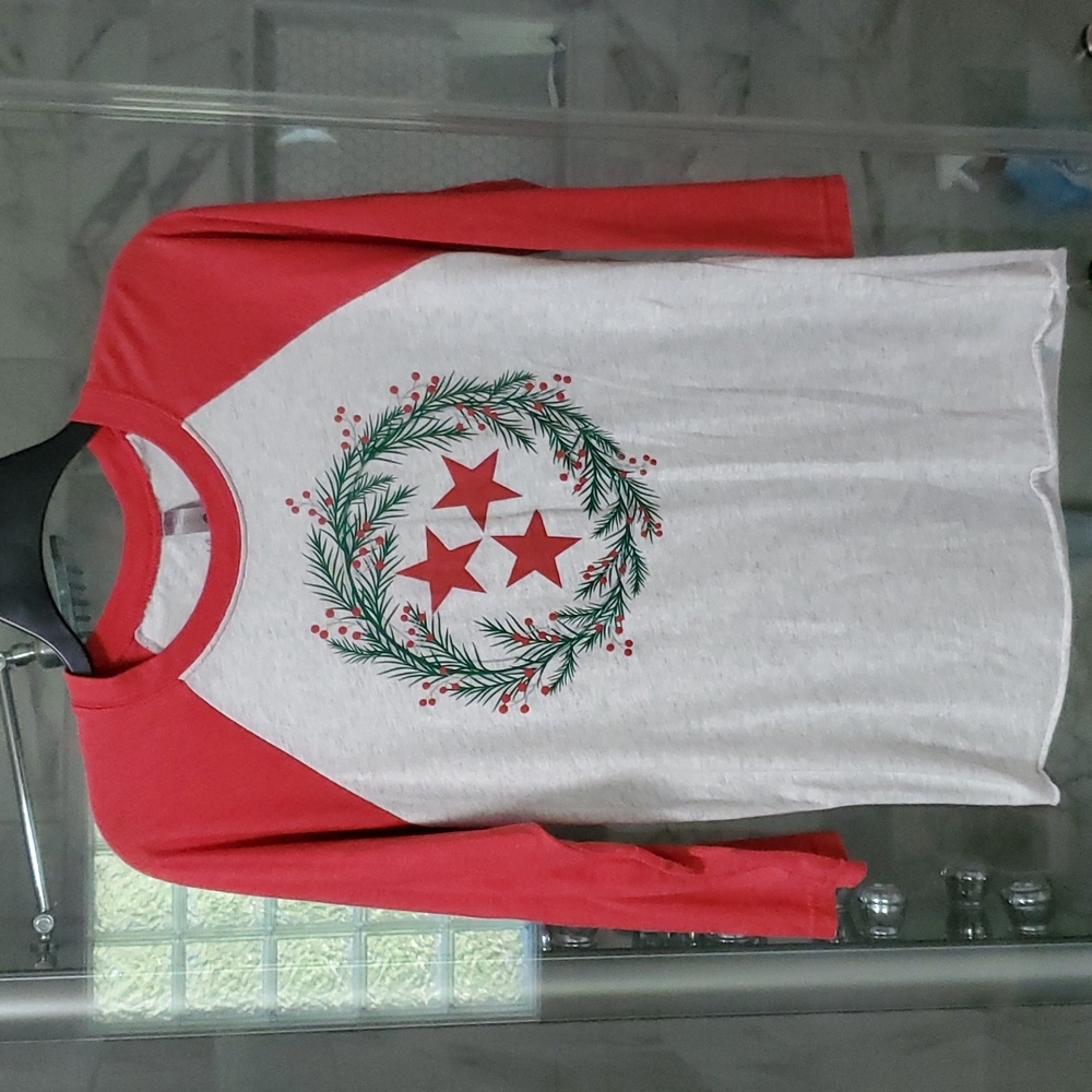 Tennessee tri star holiday tee